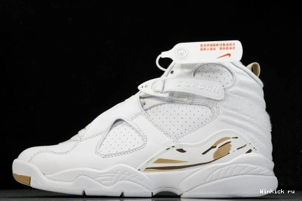 White 8 Retro Jordan OVO 1213